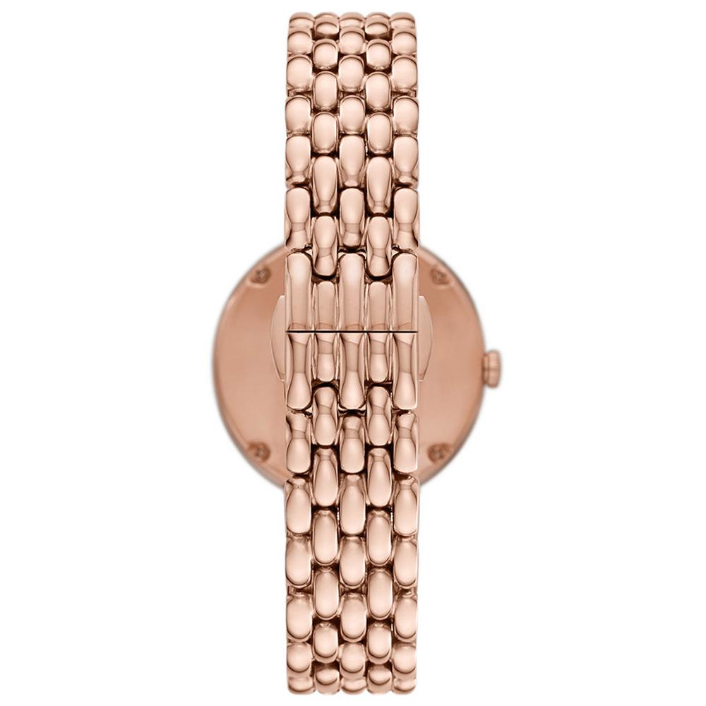 Emporio Armani AR11462 Rosa Quartz Crystal White Mother of Pearl Dial Ladies Watch Emporio Armani AR11462 Rosa Quartz Crystal White Mother of Pearl Dial Ladies Watch